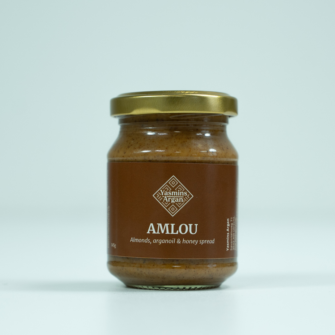 Productafbeelding van Yasmins Argan Amlou, Zuid-Marokkaanse amandelpasta met arganolie en honing