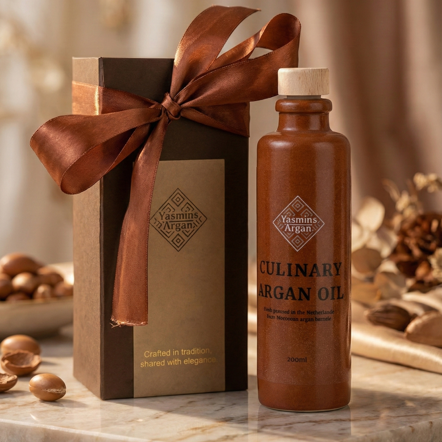 Culinary Argan Oil - Limited Ceramic Edition Gift Box (200ml)